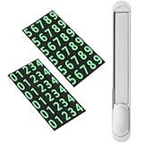 CHILDWEET Aluminiumlegierung Temporäre Parkkarte Für Verstellbar Und Leicht Für Veranstaltungen Mit Begrenztem Parkraum Um Parkverstöße Zu Vermeiden
