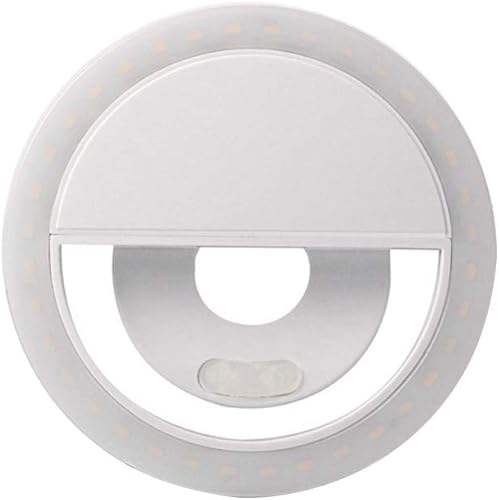 Luz para selfie, anillo de luz para selfie, carga USB, lámpara LED circular, cámara de fotografía, iluminación de video, clip de iluminación para