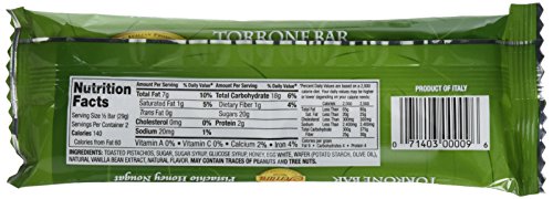 Ferrara Italian Torreon Honey Nougat Candy, Pistachio, 2 Ounce (Pack of 12)