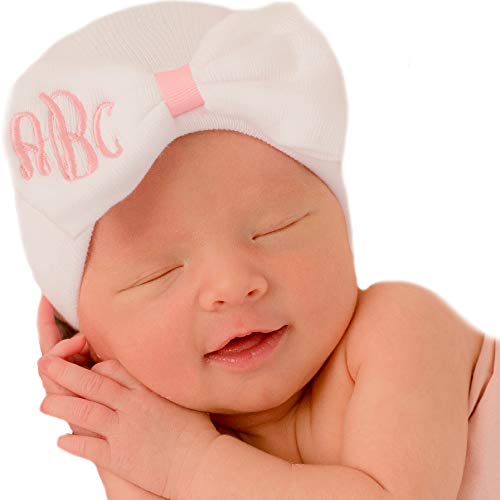 Melondipity Personalized Baby Hospital Hat Warm Beanie Cap