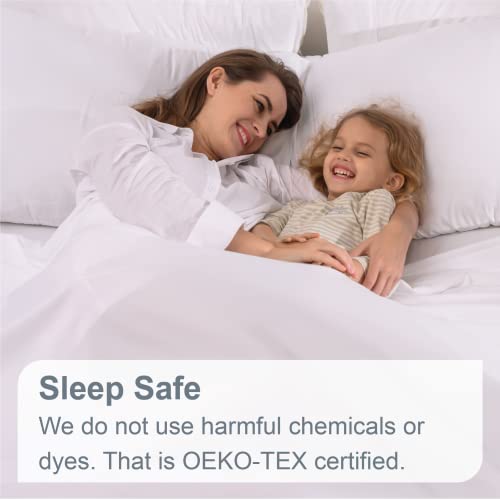 Swift Home King 6-Piece Microfiber Sheet Sets (Includes 2 Bonus Pillowcases), Ultra-Soft Brushed - Extremely Durable - Easy Fit - Wrinkle Resistant, King, Aqua #TOP6