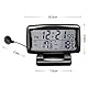 Auto Thermometer Digital Wecker Ruspela Auto Fahrzeuge Temperatur Gauge mit Hintergrundbeleuchtung Auto Thermometer Uhr Digital Alarm Clock