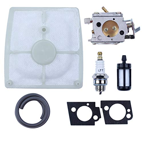 Carburetor with Fuel Filter Line Air Filter Spark Plug Fit STIHL 041 041AV 041 Farm Boss