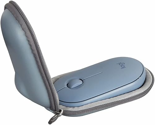 Hermitshell Funda de viaje para ratón inalámbrico portátil Logitech M355 azul