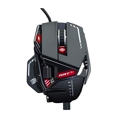 MAD CATZ R.A.T. 8+ Gaming Mouse (USB/Black/16000dpi/11 Buttons) - MR05DCINBL000-0 Cover