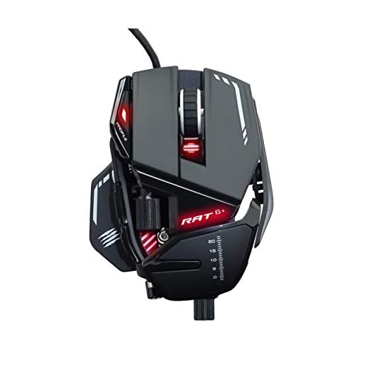 Mad Catz R.A.T. 8+ MR05DCINBL000-0 Gamingmus, Svart