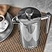 MuellerLiving French Press Coffee Maker 20oz, Stainless Steel French Press Coffee, 4 Filter Heat Resistant Double Insulated, Rust-Free, Food Grade, Dishwasher Safe Coffee Pot
