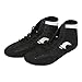 Youth Kids School Wrestling Shoes Boys Boxing Shoes Fitness Sneakers High Top for Girls Wrestling Training Shoes Boots (Black, 11 Little Child)