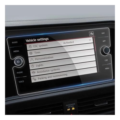 Protection écran Taos en verre trempé haute résistance pour GPS 8"