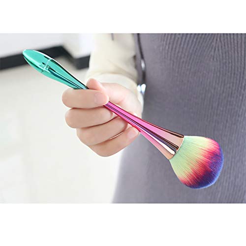 Silpecwee 2 Pcs Nail Brushes Remove Dust Powder For Acrylic Nails Makeup Brushes Manicure Brush Clean Up Tools Nail Art Brush Set #TOP6