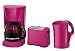 Produktbild Clatronic Frühstücks-Set Frühstücksset Kaffeemaschine Toaster Wasserkocher brombeer