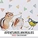 Aventures Animales Arts Calendrier 2022: Animales Arts, poupées spéciales. Janvier 2022 - Décembre 2022 Calendrier mensuel au carré OFFICIEL, Calendario, Calendrier12 mois | BONUS 4 Mois 2023