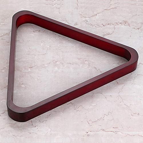 OwnMy Set of 2 Wooden Billiard Ball Rack Set, Vintage Solid Wood Billiard 8-Ball Triangle Rack & 9-Ball Diamond Rack Table Pool Ball Racks - Image 3