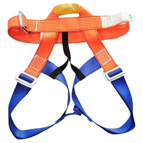 Genérico Rock Climbing Harness - Rappelling Equipment Half Body Outdoor Training Safety Belt | Thick Comfortable Men Mountaineering Harness For Roofing Construction, Professional Fall Protection Gear