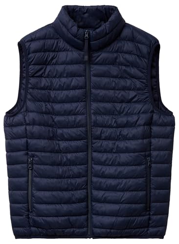 Gilet Benetton Bleu XL pour Homme : Veste Casual en Maille Confortable