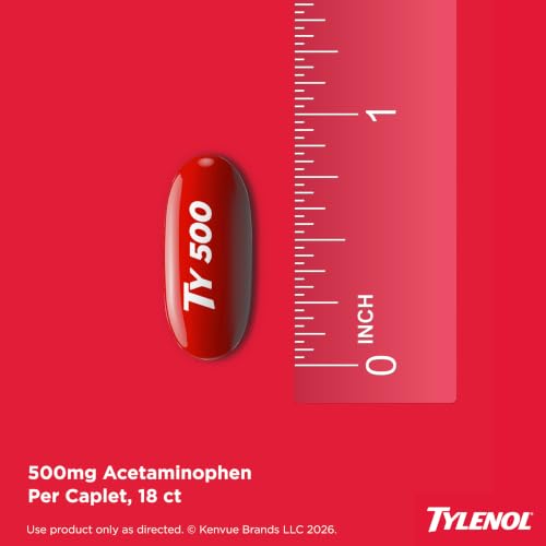 Image of Tylenol Extra Strength Liquid Gels, 500mg Acetaminophen, 2 x 75 ct | Pain Reliever & Fever Reducer for Adults, Fast-Acting Liquid Gel Capsules, Headaches & Minor Pain Relief, Twin Pack