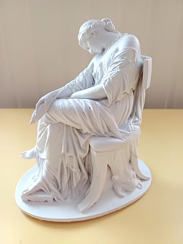 Buste Pénélope endormie de Jules Cavalier statue décoration art - 3