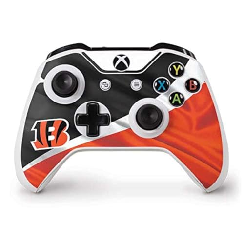 Skinit Decal Gaming Skin Compatible with Xbox One S Controller - Officially Licensed NFL Cincinnati Bengals Design