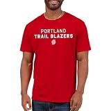 Junk Food NBA - Portland Trail Blazers Core Stacked Adult SS T-Shirt