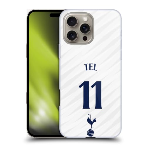 Head Case Designs sous Licence Officielle Tottenham Hotspur F.C. Mathys Tel 2026/27 Kit Domicile Joueurs 1er Groupe Coque Dure pour l'arrière Compatible avec Apple iPhone 16 Pro Max