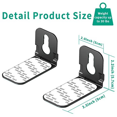 Notiela Universal Soundbar Wall Mount Bracket Floating Wall Shelf For Samsung, Sony, Lg, Nakamichi, Polk Audio, Vizio, Roku, Onn Soundbar Mount Mounting Bracket Sound Bar Mount Under Tv #TOP4