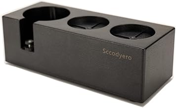 Tamping Station Plastic Espresso Tamper Mat Stand Black Tamper Holder Station for 51/54/58mm Portafilters, Tamper and Distributor