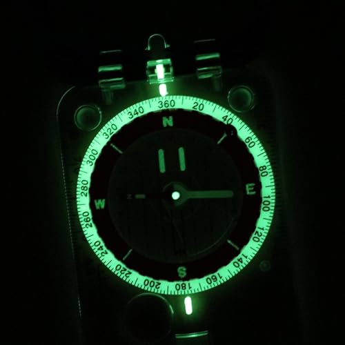 Brújula portátil para navegación con luminiscencia nocturna miniatura 3