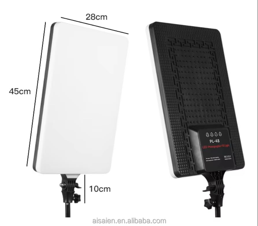 Image of FKU PL 48 INCH LED Lighting Panel with Remote for Photography Light Control for Live Stream Video Photo Lamp (32 INCH LED Panel Light)