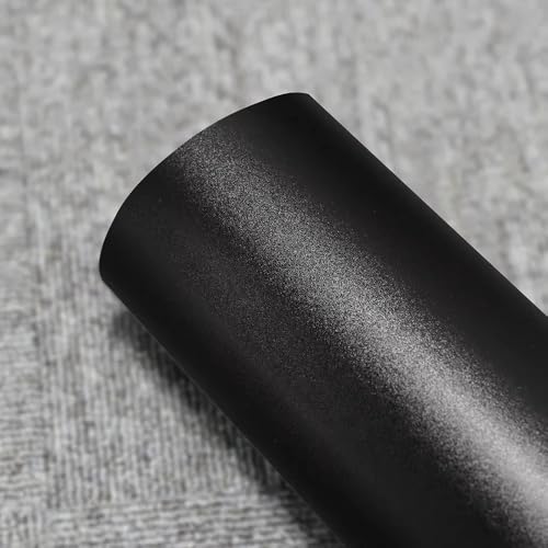 Image of LZLRUN Frosted Black Forged Carbon Fiber Car Vinyl Wrap Film 1ft x 3.5ft