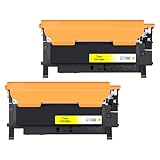 Rendement de page élevé : 1000 pages par CLT-Y404C couleur toner cyan/magenta/jaune, compatible avec le toner Samsung C480W (sur papier A4 à 5 % de couverture)