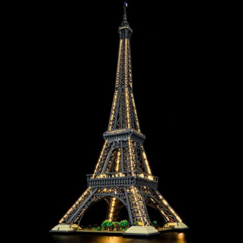 Image of BRIKSMAX LED Lighting Kit for Architecture The Eiffel Tower - Compatible With Lego 10307 Building Blocks Model - Not Include Set