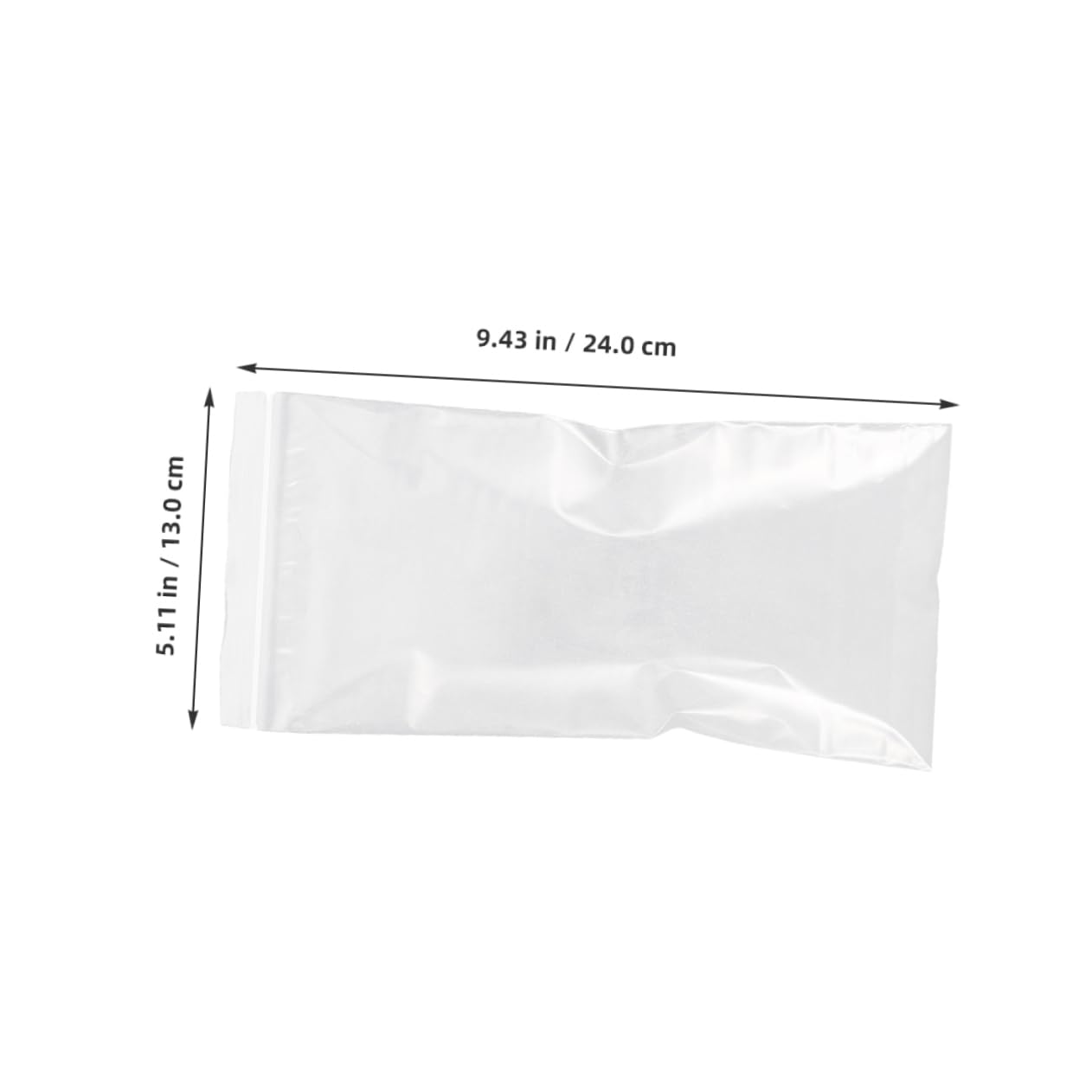 VILLCASE Cellphone Waterproof Case 100pcs Self-Sealing Pouches Thickened Plastic Protection for Grime Resistance Transparent