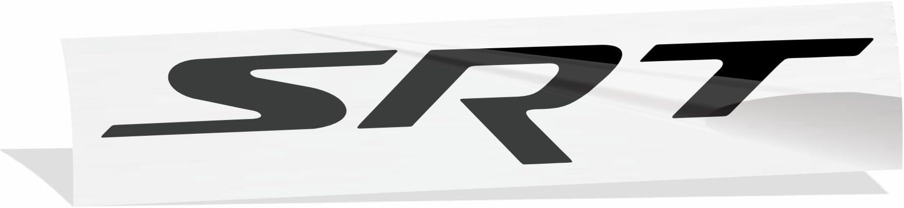 Reflective Concepts SRT Rear Emblem Overlay Decal Sticker- 2014-2021 Jeep Grand Cherokee SRT - (Color: Gloss Black)