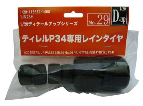 Pneu pluie Tyrrell P34 pour diorama de course humide F1 1/20
