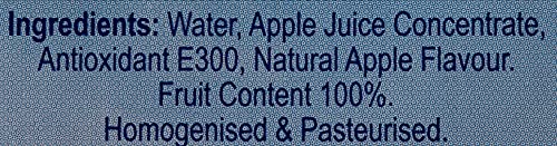 Lacnor Essentials Apple Juice NO ADDED SUGAR - 1 Litre (Pack of 4)