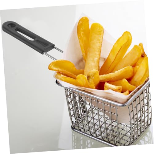 Manija de Repuesto para Cesta de Freidora LIFKOME, Acero Inoxidable, Agarre Antitérmico, Malla de Alambre, Ideal para Cocina Comercial y Doméstica miniatura 7