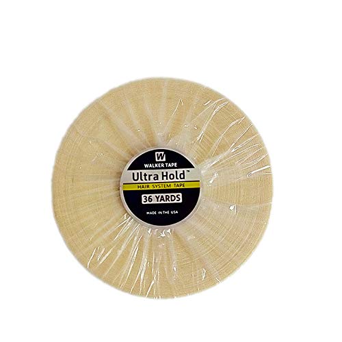 "Ultra Hold" Hair Extensions Tape Double Sided Roll Tapes Stickers Adhesive for Men Hair System Replacement Toupee Hair Extension Wig Bundles Hair Weave Closure Lace Frontal(36Y & 0.8CM)