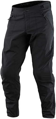 Troy Lee Designs Pantalones de ciclismo de montaña, ciclismo y ciclismo para hombre, pantalón Skyline, Negro -