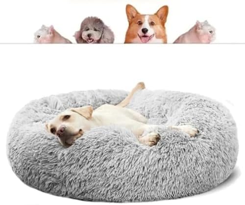 CAMA PET NUVEM PELUCIA REDONDA M 50X50X12 CAMINHA PELUCIADA CASA ...