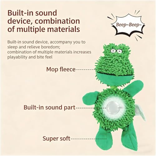 Juguete mordible con sonido de peluche para perros pequeños miniatura 3