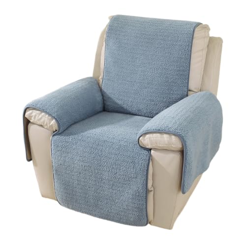 Funda para sofá reclinable azul de 64 cm que protege de garras de perros 2