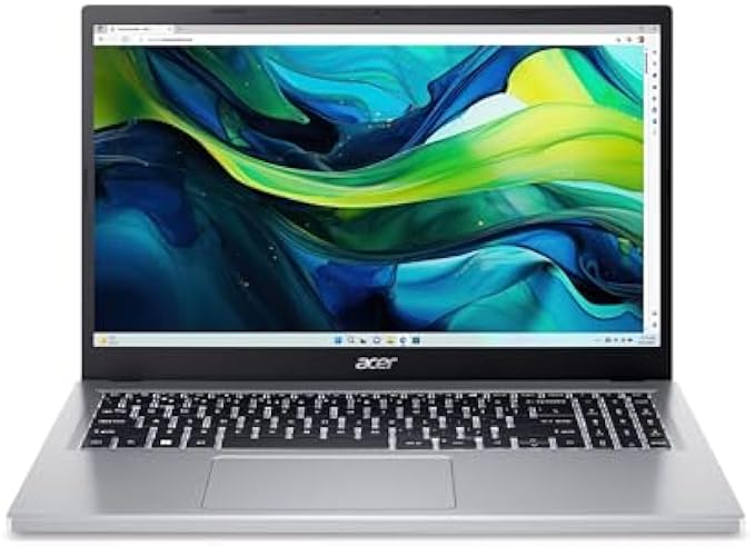 Acer Aspire Go 15 Slim Laptop | 15.6" Full HD IPS 1080P Display | Intel Core i3-N305| Intel UHD Graphics | 8GB LPDDR5 | 128GB HD | Wi-Fi 6 | AI PC | Windows 11 Home in S Mode | AG15-31P-3947