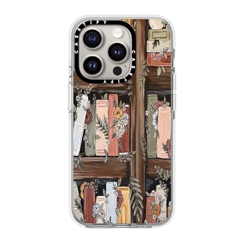 Coque iPhone 15 Pro transparente Jardin bibliothèque au café ou en balade