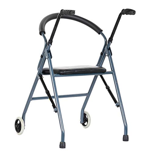 Marcheur roulant pliable pour balades et intérieur senior