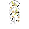 YEAHOME Garden Decor for Outside, 34 Inch Decorative Garden Stakes with Flowers Bees, Metal Spring Garden Decorations Yard Art for Outdoor Patio Yard Lawn Backyard YEAHOME Garden Decor for Outside, 34 Inch Decorative Garden Stakes with Flowers Bees, Metal Spring Garden Decorations Yard Art for Outdoor Patio Yard Lawn Backyard