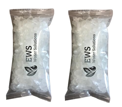 Cristalli di polifosfato food grade: Ricarica universale da 140 g x2 per dosatori e filtri, compatibile con tutti i sistemi in commercio