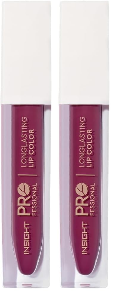 Image of INSIGHT Professional Long Lasting Lip Color (Misogyny) | Pigmented Matte Finish | Comfortable All Day Wear | Non Transferable | Enriched with Argan Oil & Vitamin E - (6g) (Pack of 2)