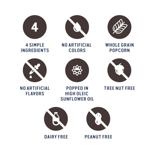 image for SkinnyPop Sea Salt & Pepper Popcorn, Gluten Free, Non-GMO, Healthy Pop