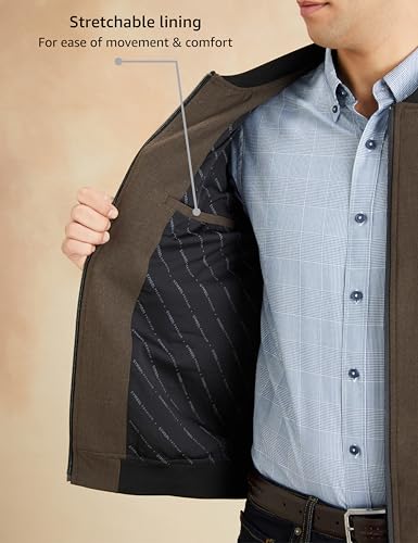 Image of Symbol Premium Mens Smart Casual Fully Lined Mild Winter Jacket (Regular Fit)