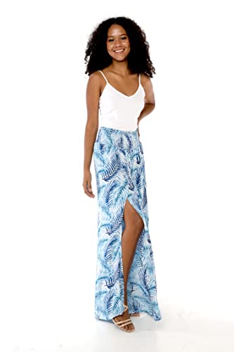 Image of Hawaii Hangover Family Matching Hawaiian Clothes, Simply Blue Leaves | Family matching Hawaiian outfits, Simply Blue Leaves, lightweight rayon, machine washable, tropical leaf print, luaus